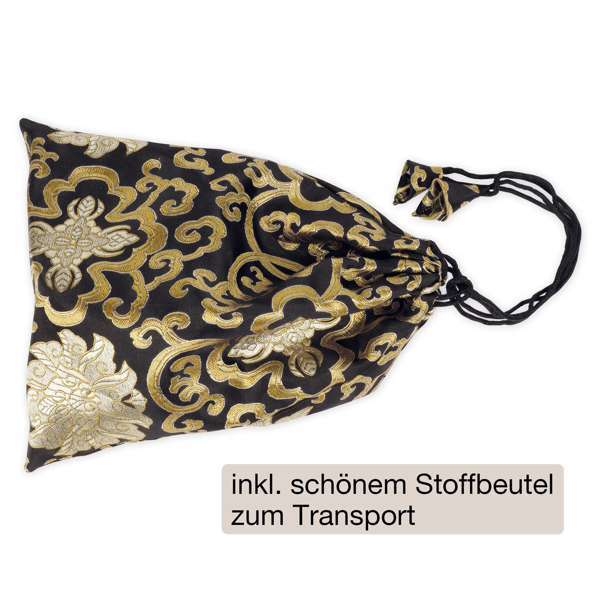 Klangschale "Nepal" im Stickbeutel, 12 cm ø, ca. 400 g