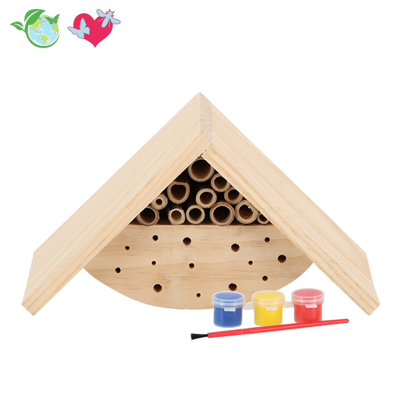 Bemale dein Wildbienenhotel