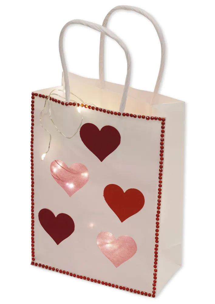 Papiertüten mit Henkel, 16x12x5 cm, 20 Stück