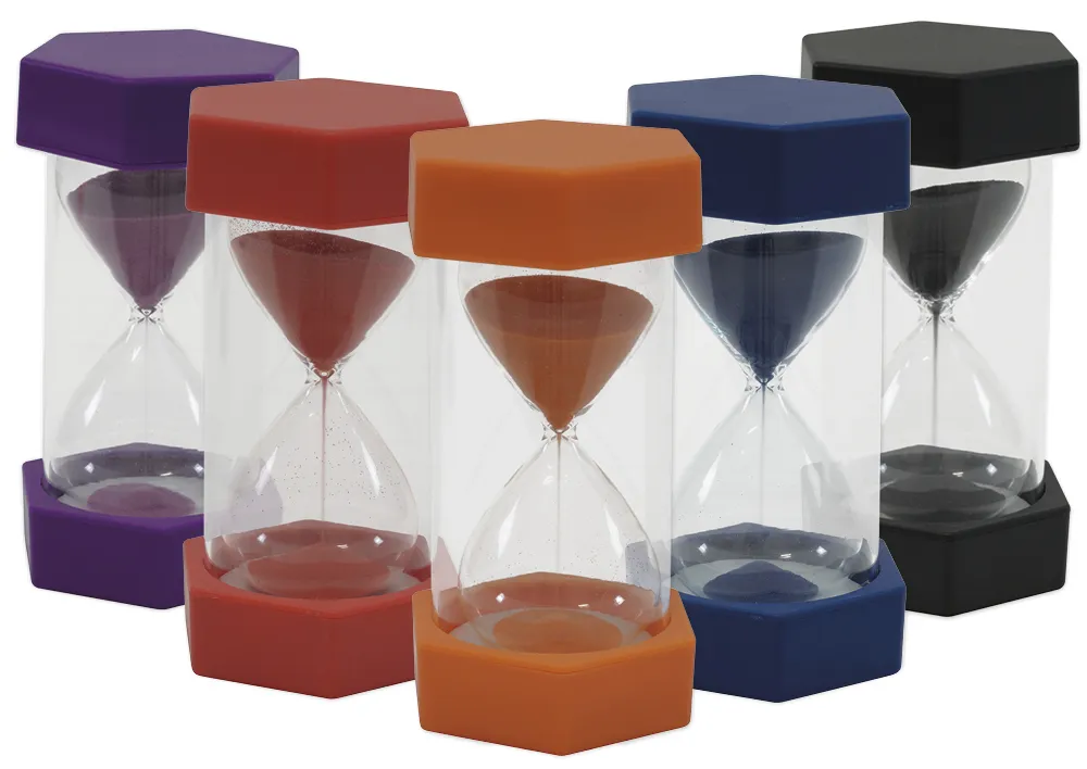 Set Sanduhren XL 12 cm hoch, 6,5 cm ø