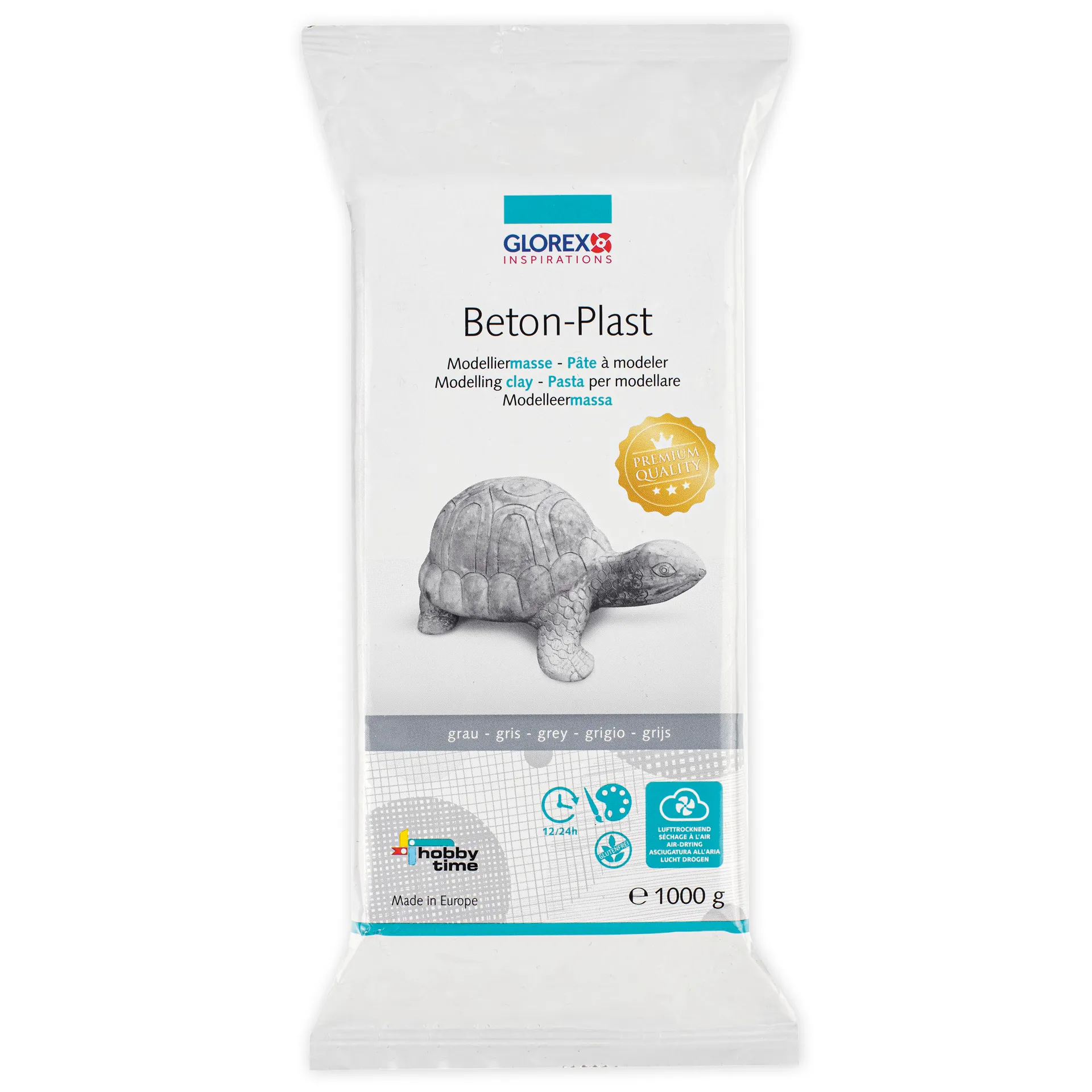 Beton Plast Modelliermasse, 1.000 g, betongrau