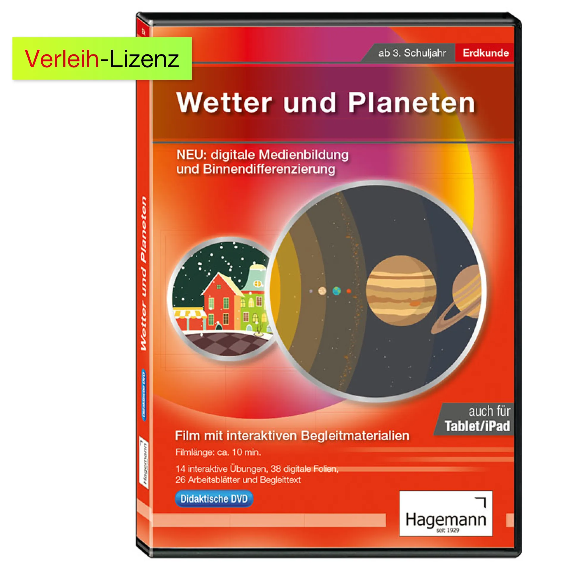 Didaktische DVD Wetter und Planeten (tabletfähig)