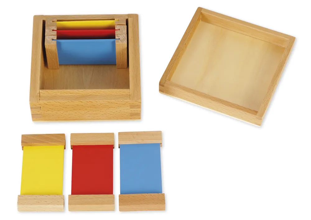 TimeTEX Farbtäfelchen, Satz 1, 3 Paare "Montessori Premium"