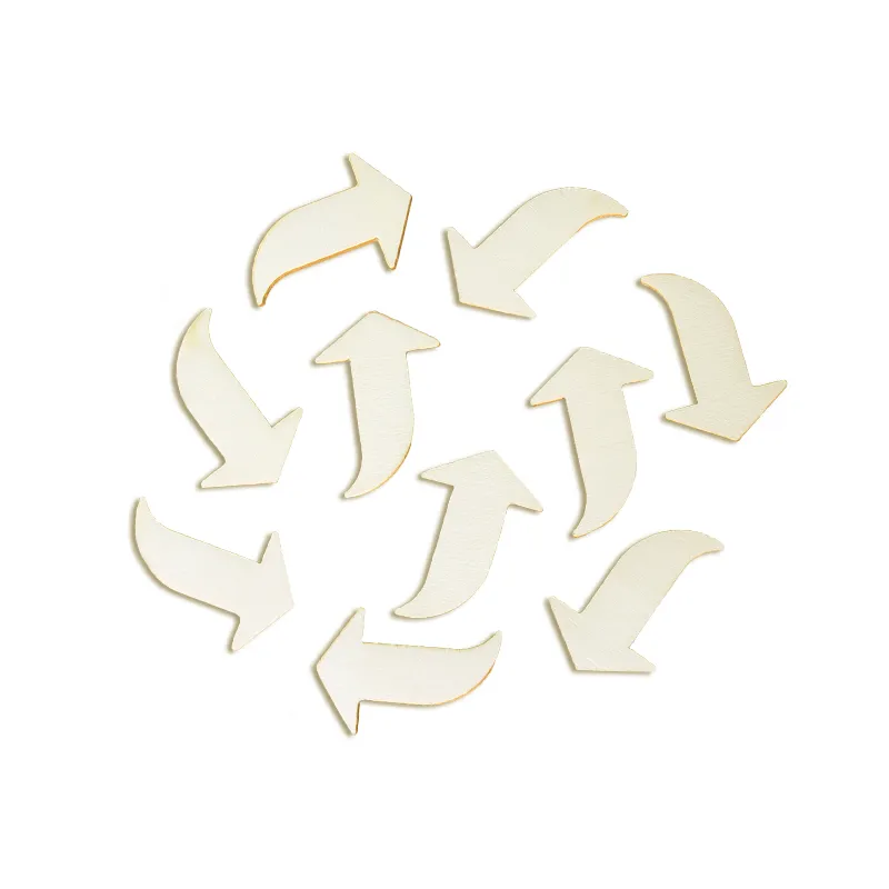 Hagemann-Lebenszyklus-Pfeile Holz (10er Set) 