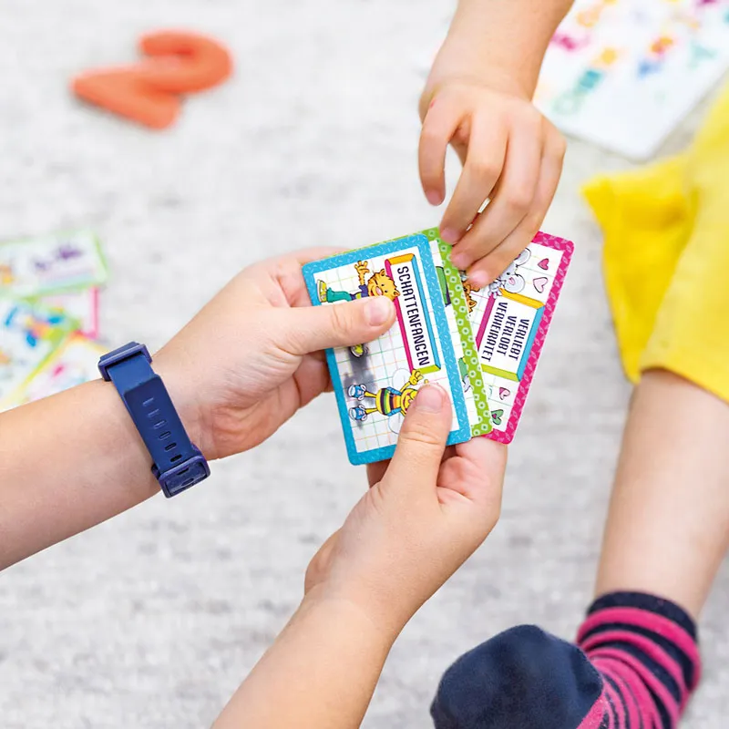 Karten-Set "20 Pausenspiele", in Metallbox