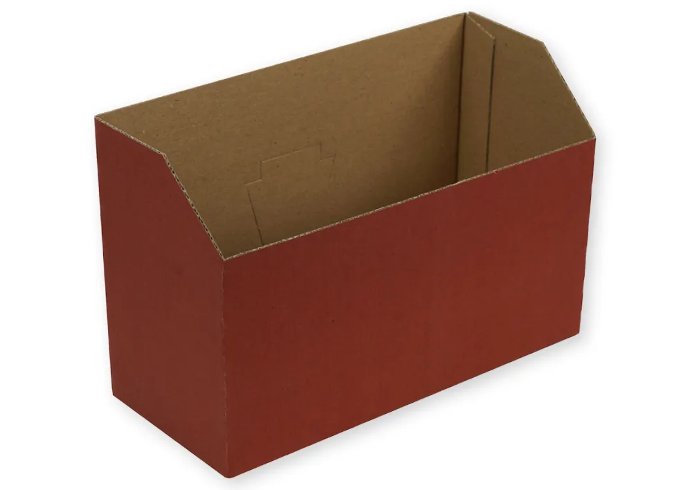 Set Natura-Karteikasten aus Pappe A5, farbig, nach vorn abfallend, planliegend, 5 Stück