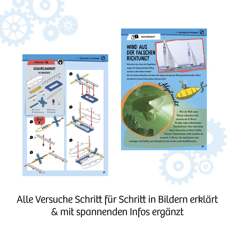 KOSMOS Experimentier-Kasten "Technik ganz einfach", 59-tlg.