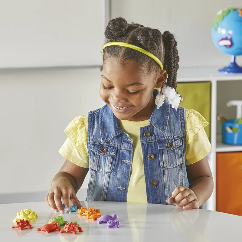 Sortier-Spiel "Sensorische Schildkröten", 46-tlg.