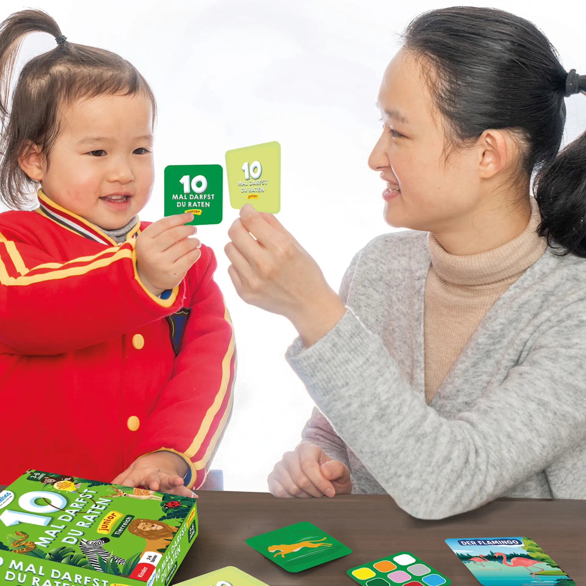 Lernspiel "Tierreich - 10x darfst Du raten Junior", 46-tlg.