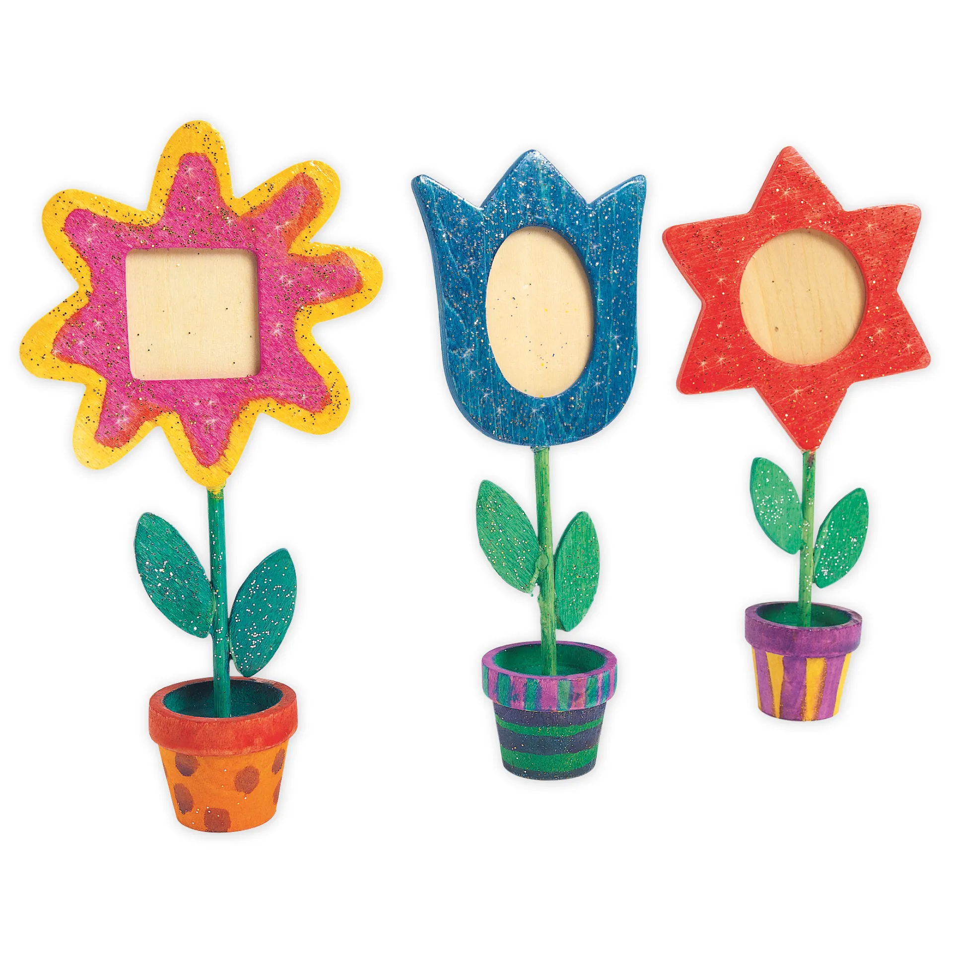 Blumentopf-Bilderrahmen, 12 Stück