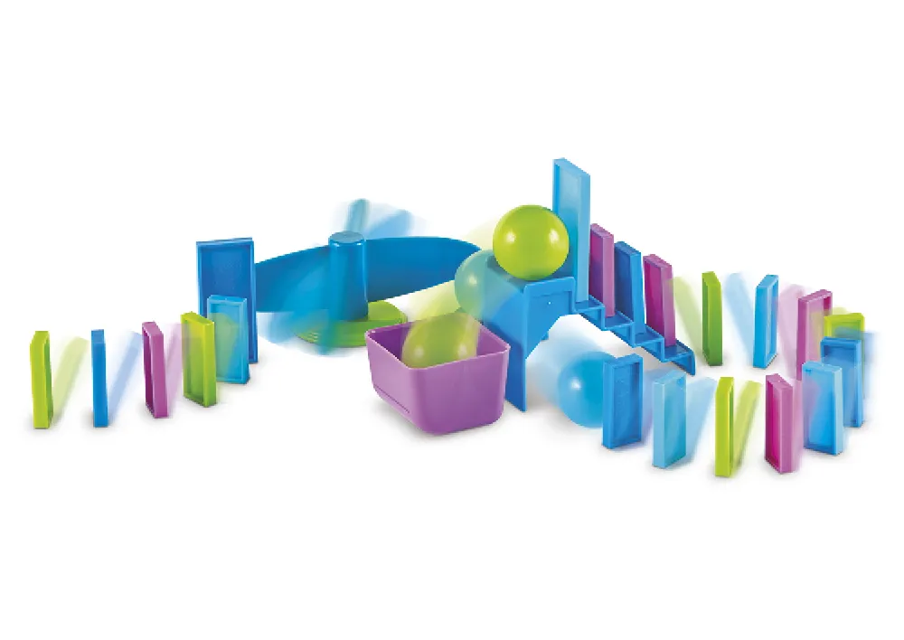 Konstruktions-Set "Domino-Effekt Action", 59-tlg.