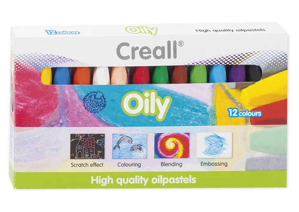 Öl-Pastell-Kreiden, 12-tlg.