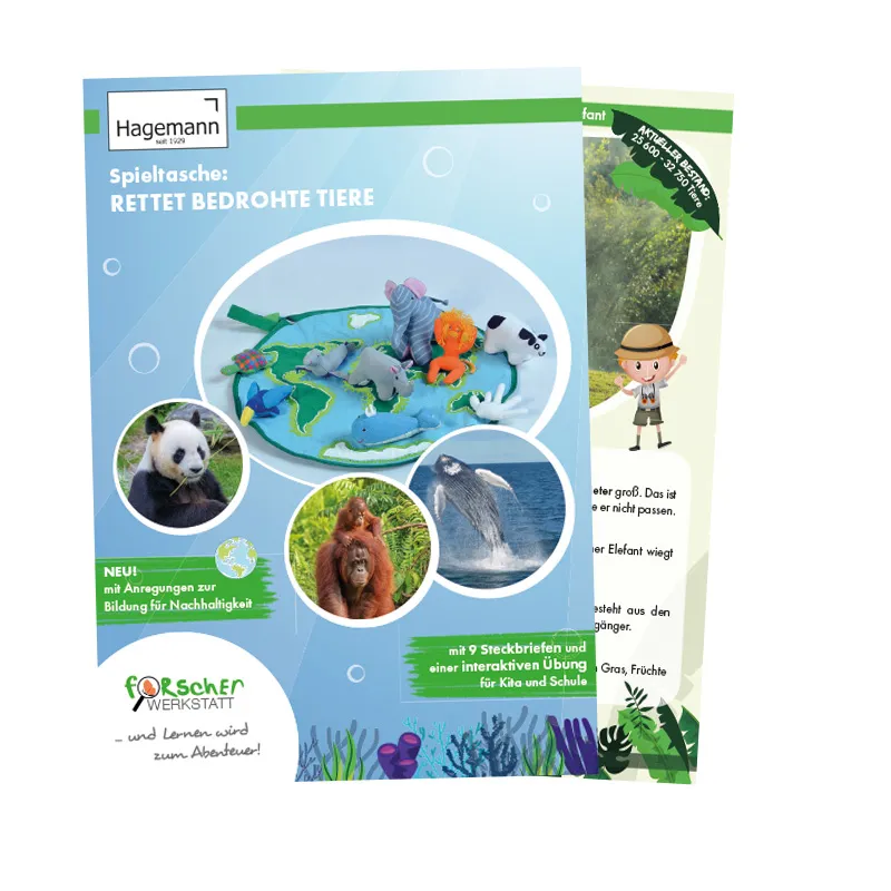 Spieltasche: Rettet bedrohte Tiere