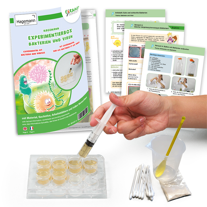 Experimentierbox Bakterien und Viren