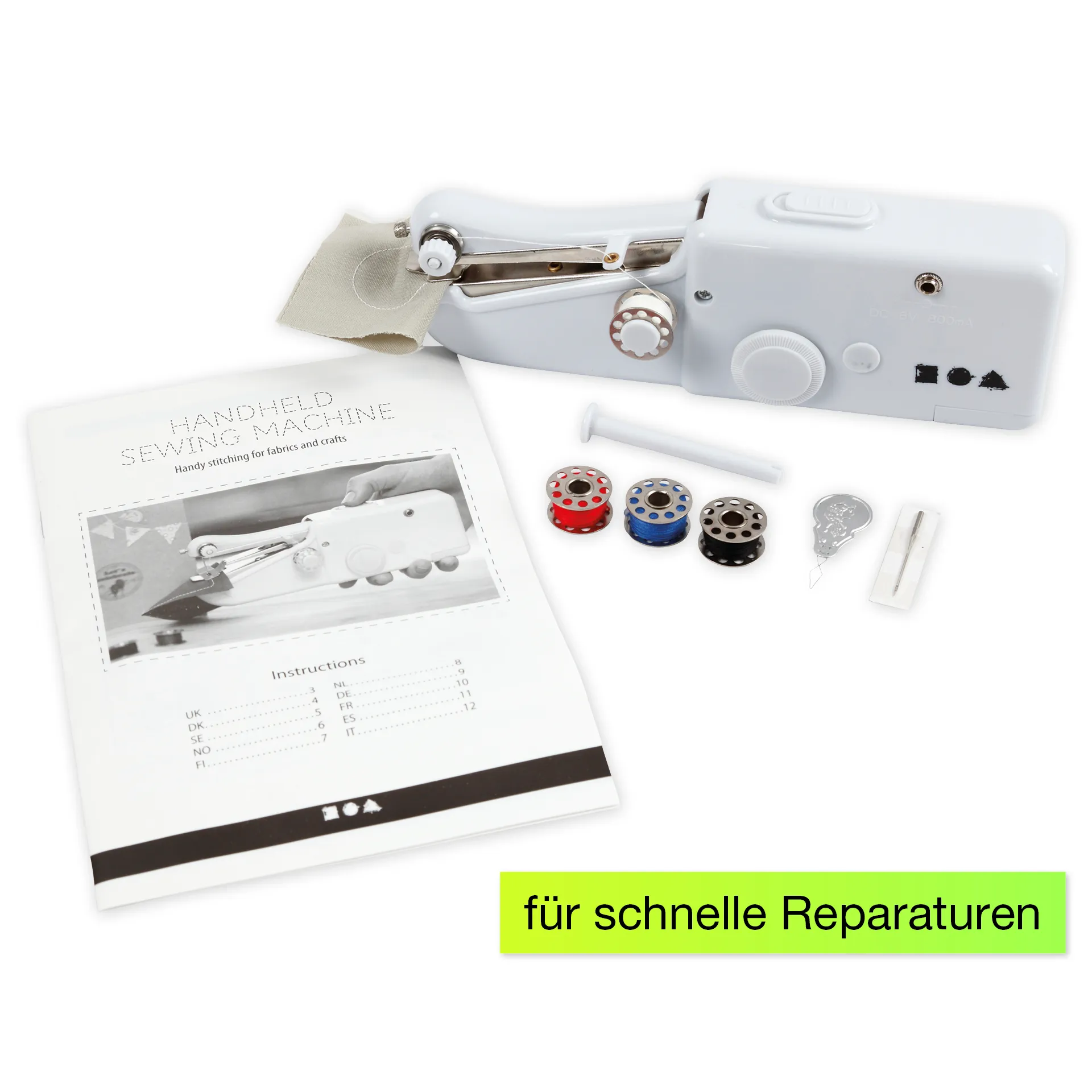 Hand-Nähgerät, 10-tlg.