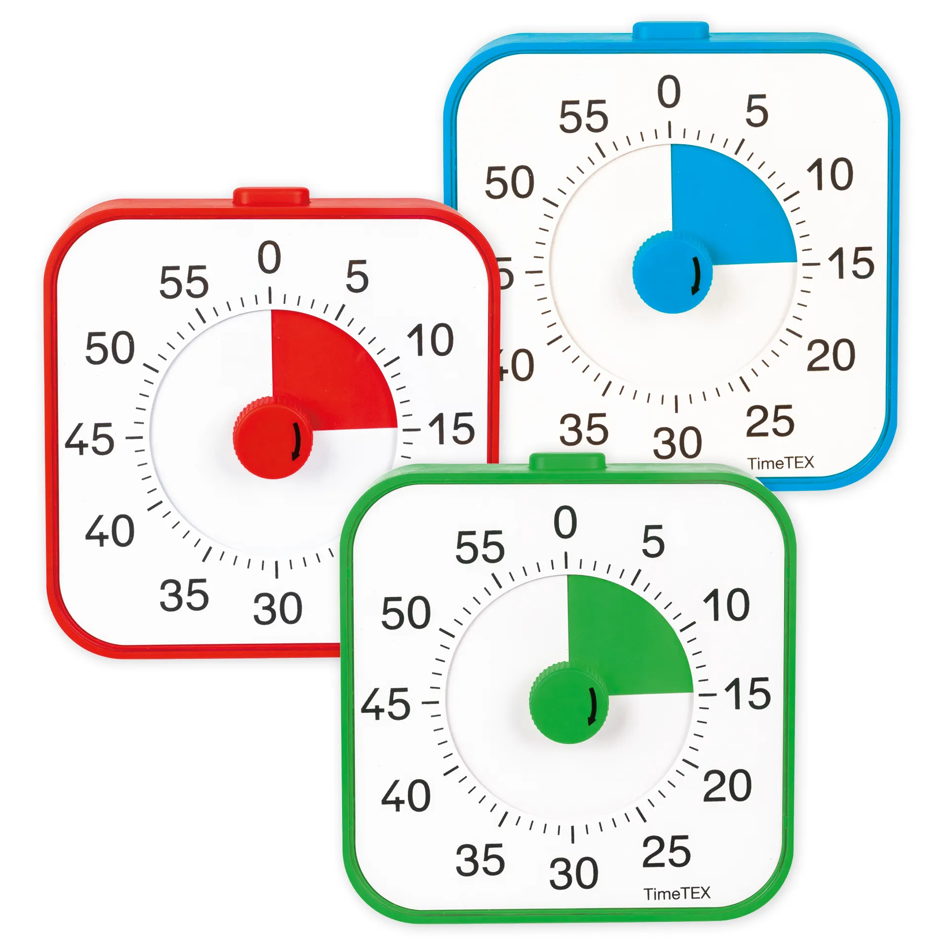 TimeTEX Zeitdauer-Uhr „lautlos“ ColorLINE, mit Pausentaste