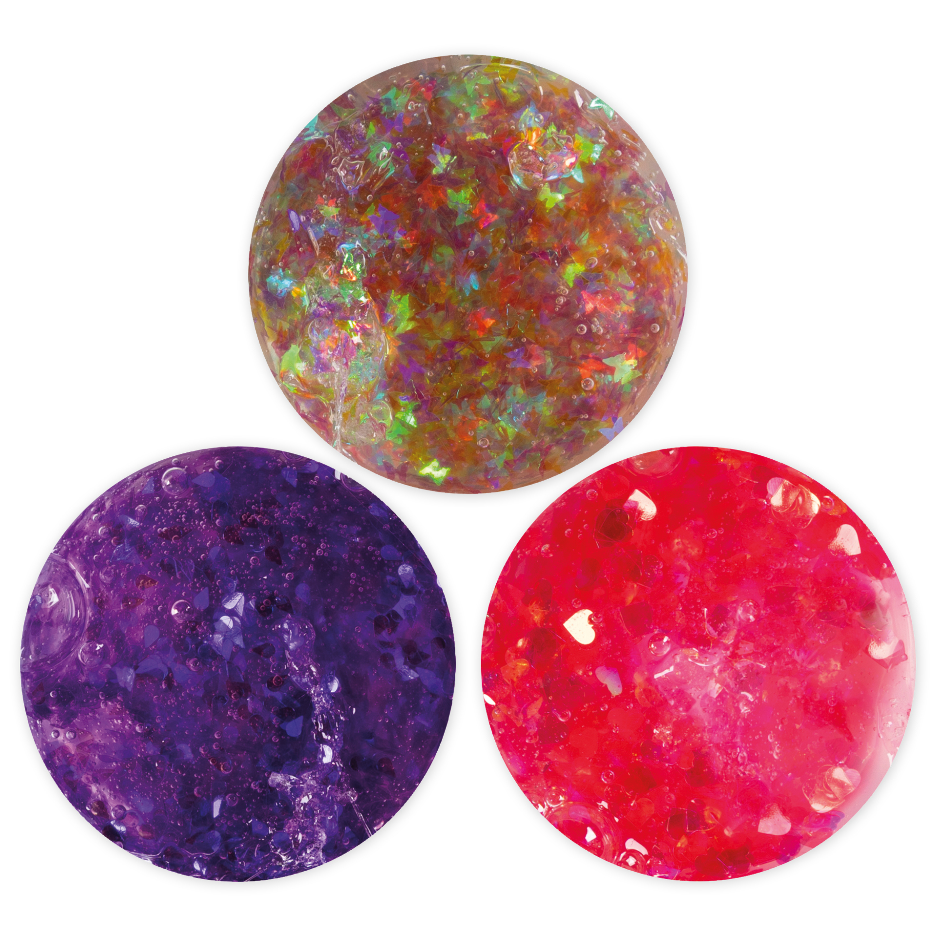 Sequin Clay Modelliermasse, 3x 60 g