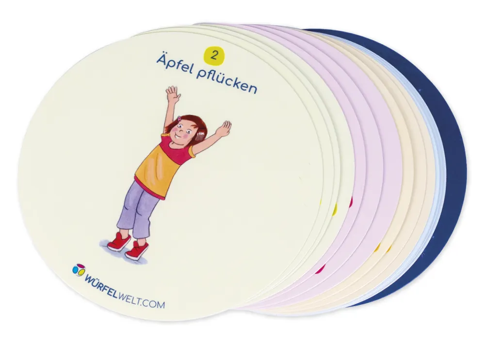 Würfelscheiben "24 Powerpausen für Kinder", 24 Stück