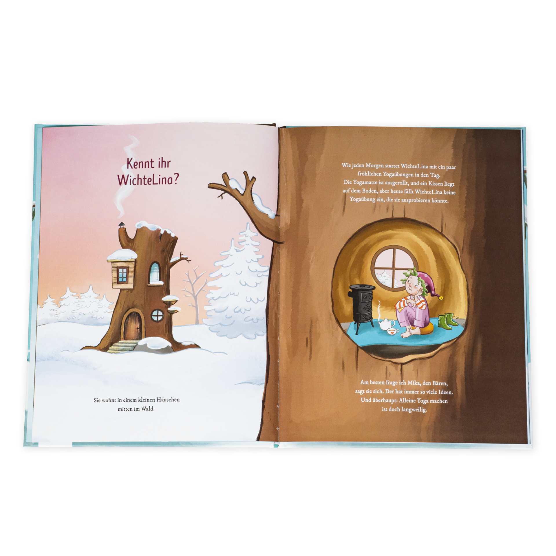 Buch "Wichtel-Yoga im Winterwald", 32 Seiten