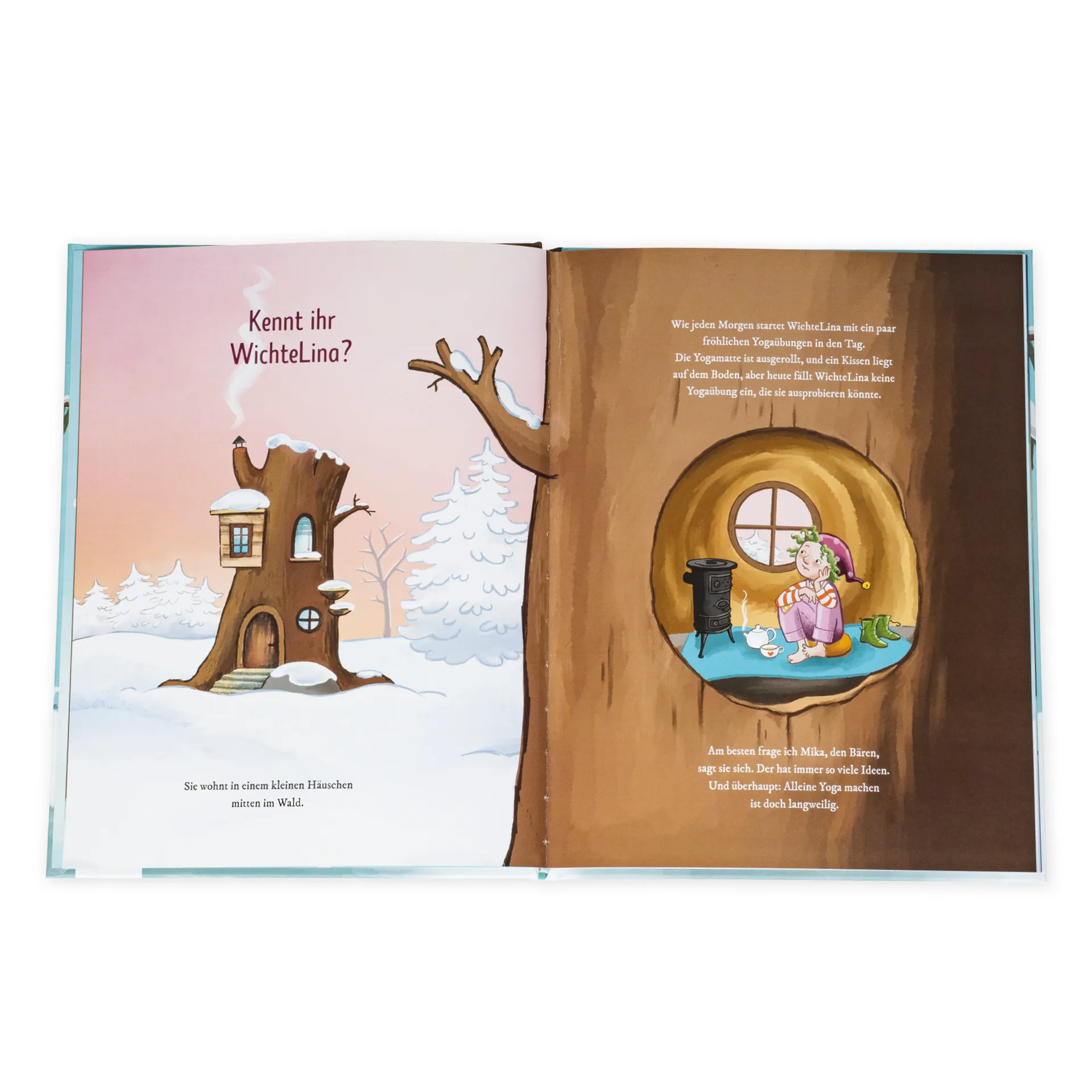 Buch "Wichtel-Yoga im Winterwald", 32 Seiten