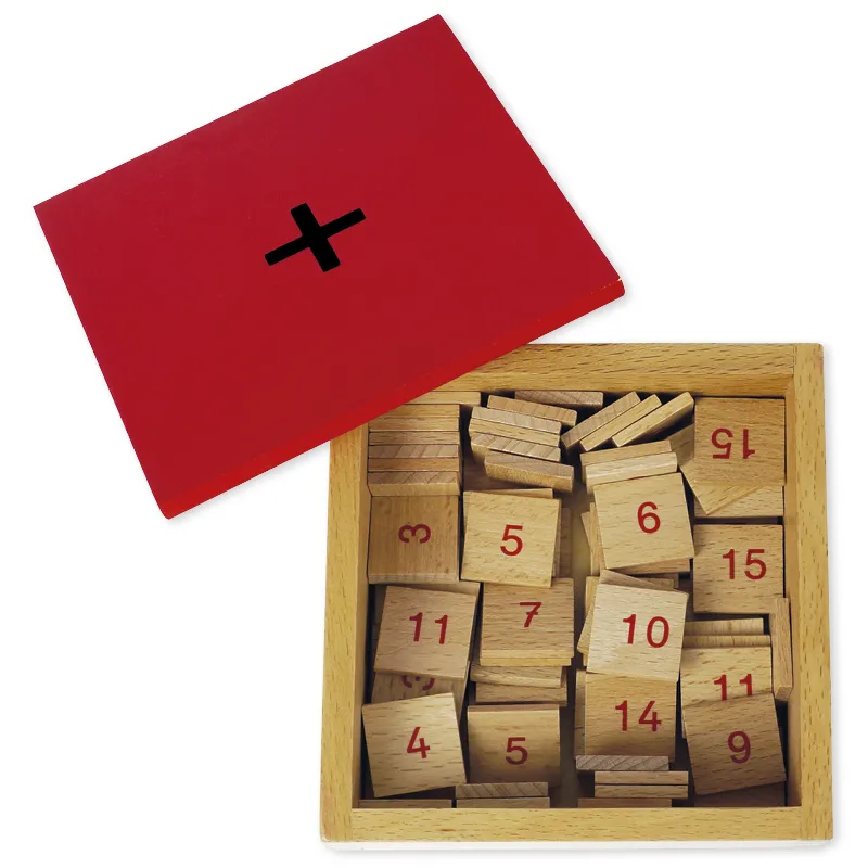 TimeTEX Additionstabellen im Holzrahmen "Montessori Premium"