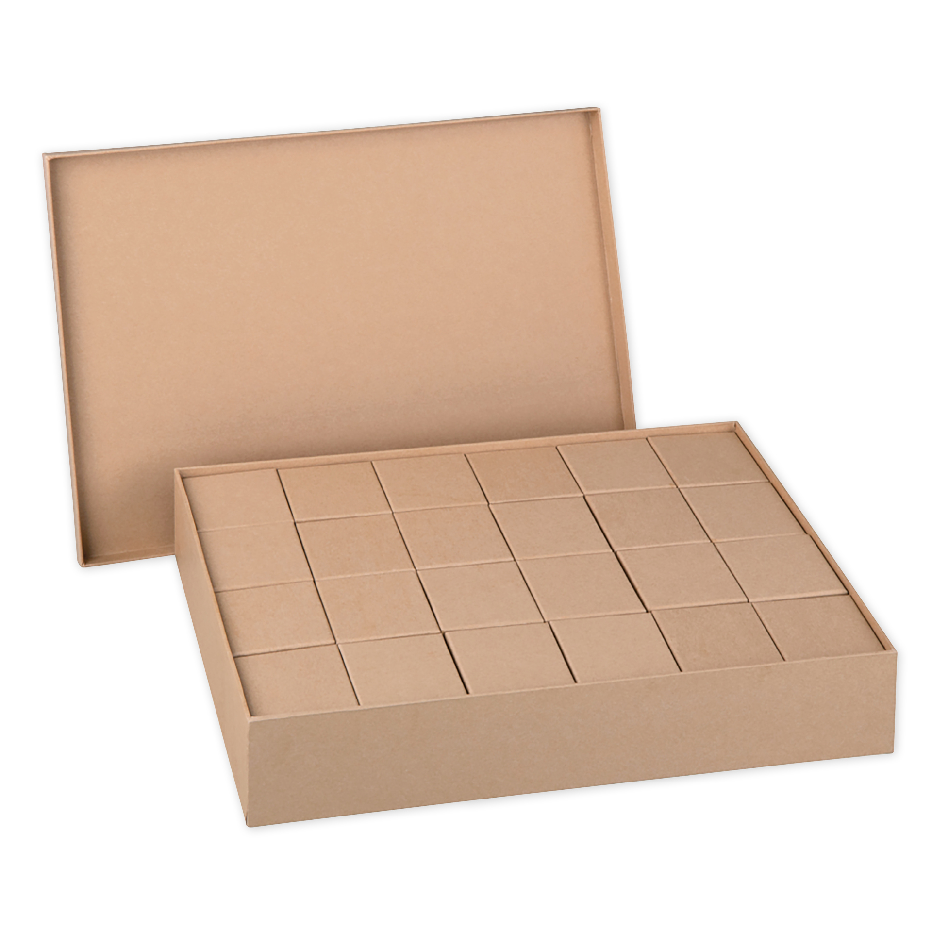 Set Pappmaché Boxen zum Selbstgestalten, 25-tlg.