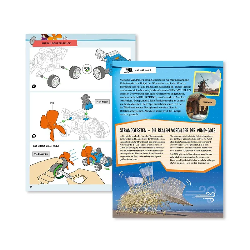 Wind Bots Baue 6 Windantrieb-Modelle  