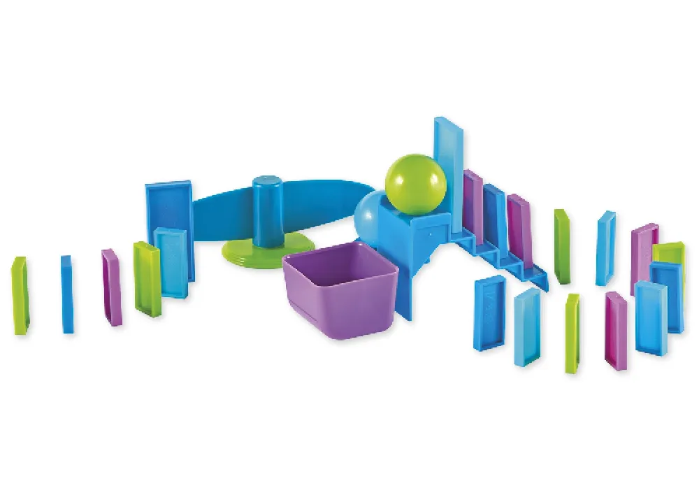 Konstruktions-Set "Domino-Effekt Action", 59-tlg.