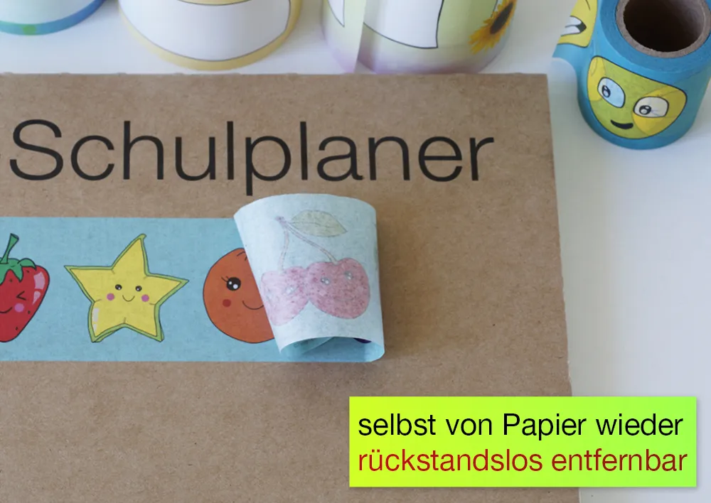 Deko-Sticker aus Reispapier "Herzen", 200 Stück