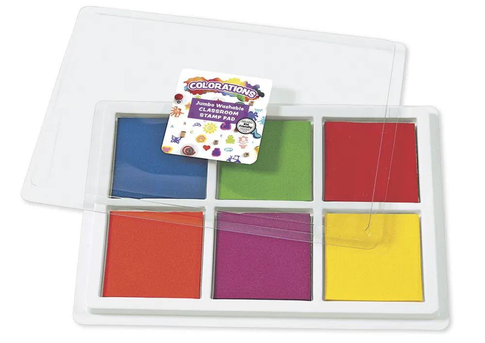 Riesen-Stempelkissen mit 6 Farben