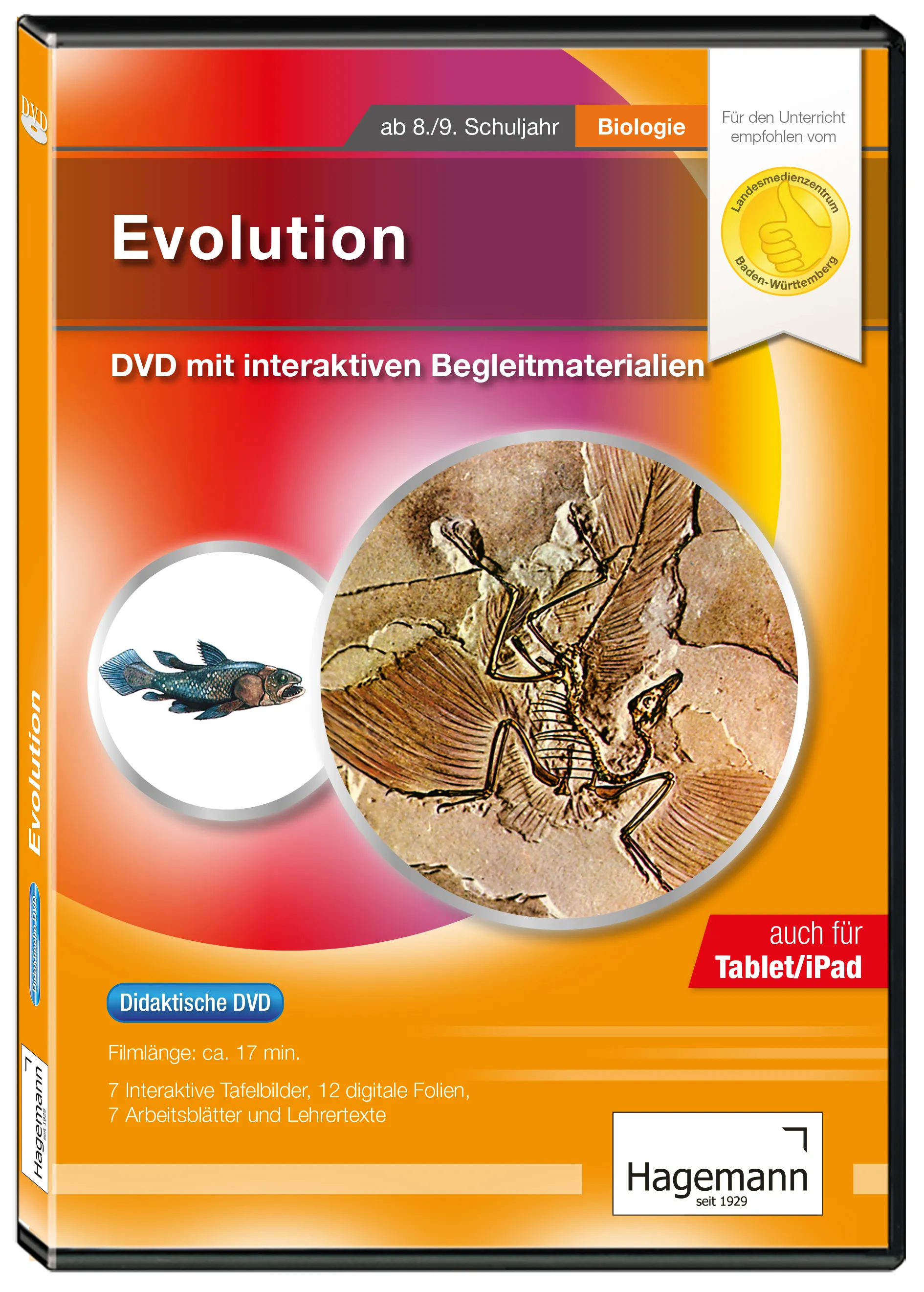 Didaktische DVD "Evolution", tabletfähig