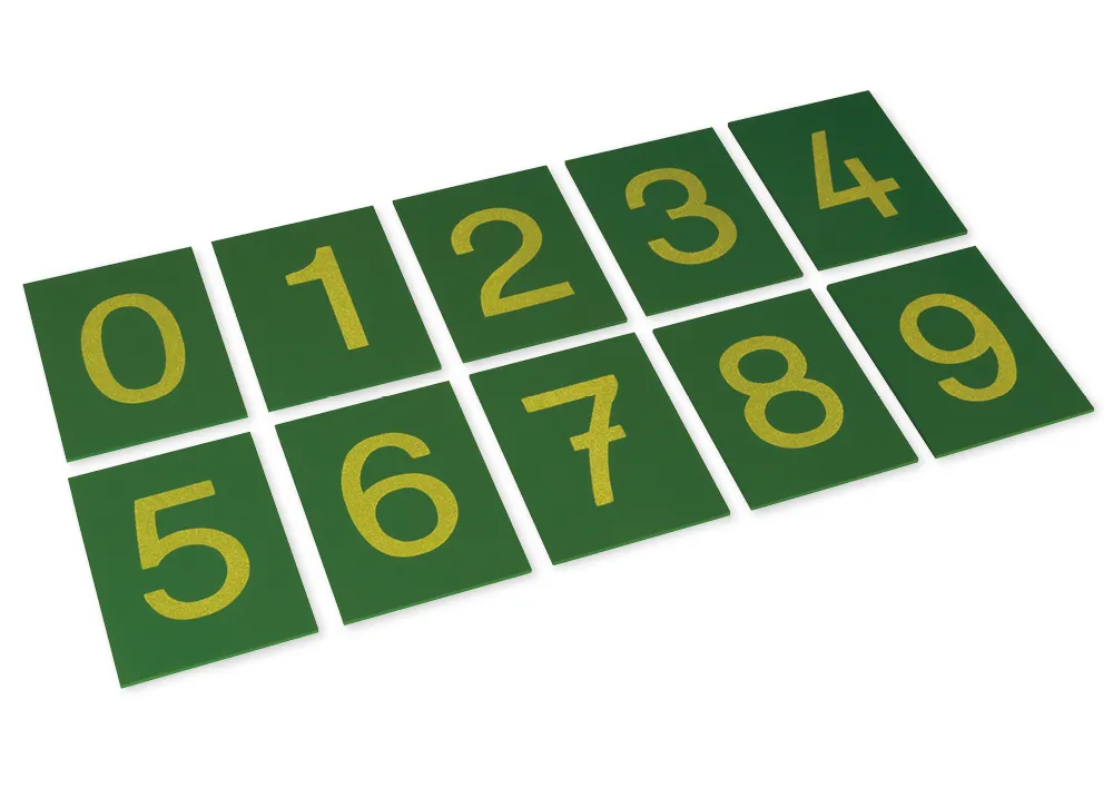 TimeTEX Sandpapier Ziffern "Montessori Premium"