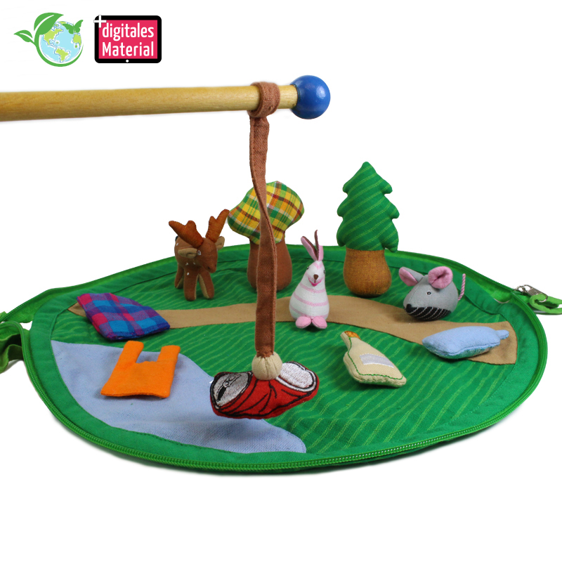 Spieltasche Müll sammeln