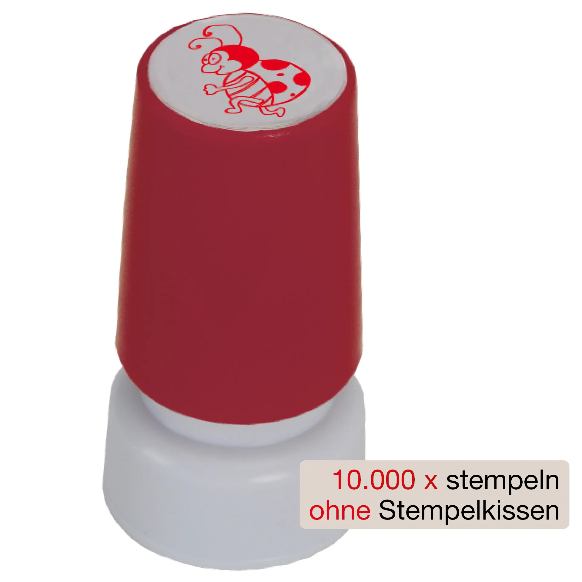 Siebdruck-Stempel „Marienkäfer“