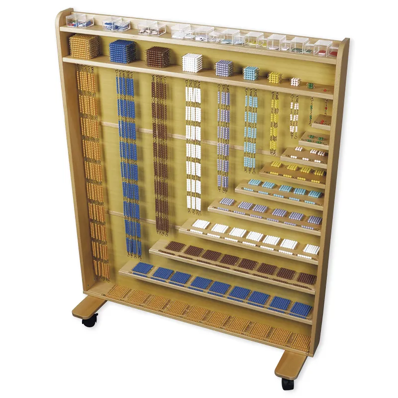 TimeTEX Wandregal für das Perlenmaterial "Montessori Premium"