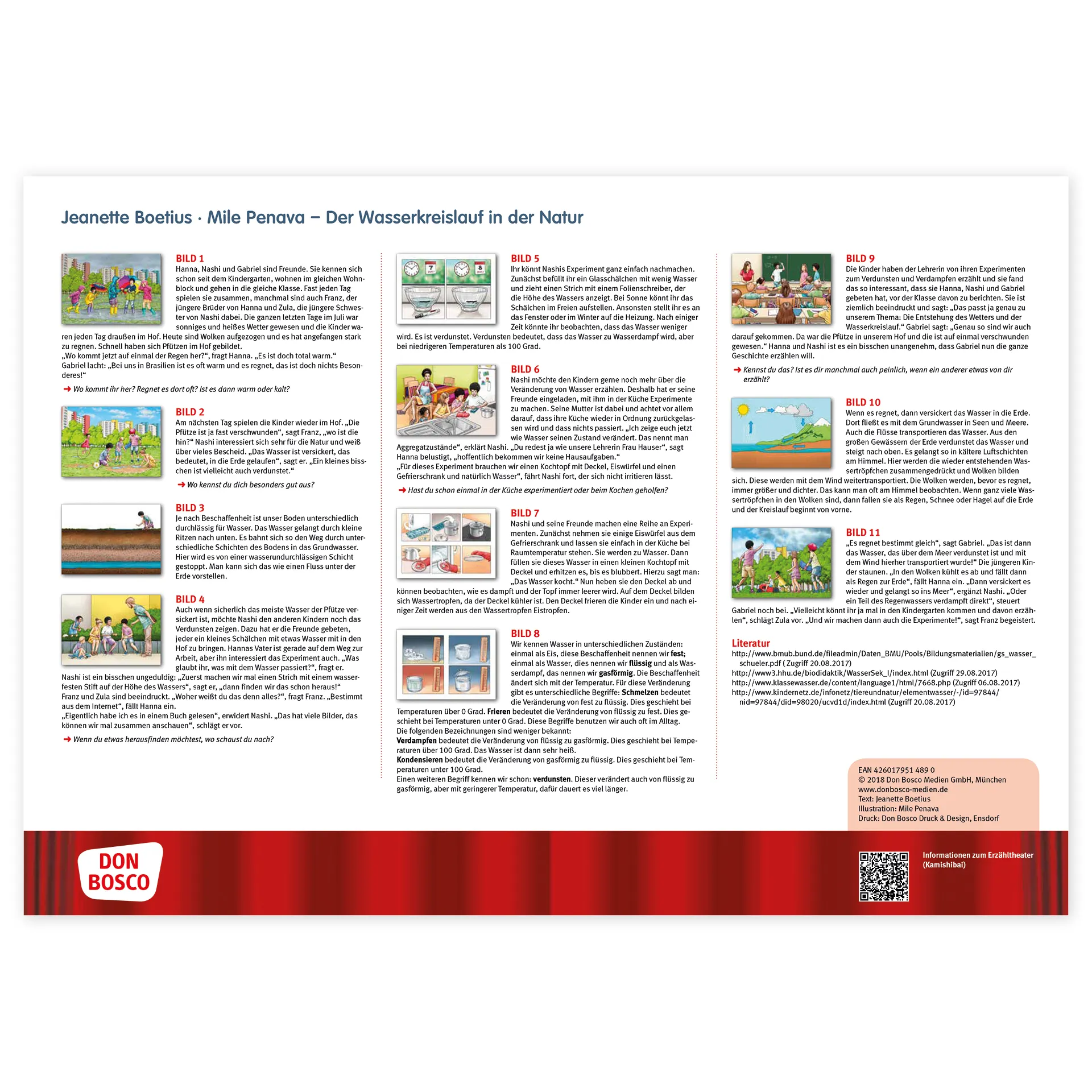 Bildergeschichten-Karten "Der Wasserkreislauf in der Natur", 12-tlg.