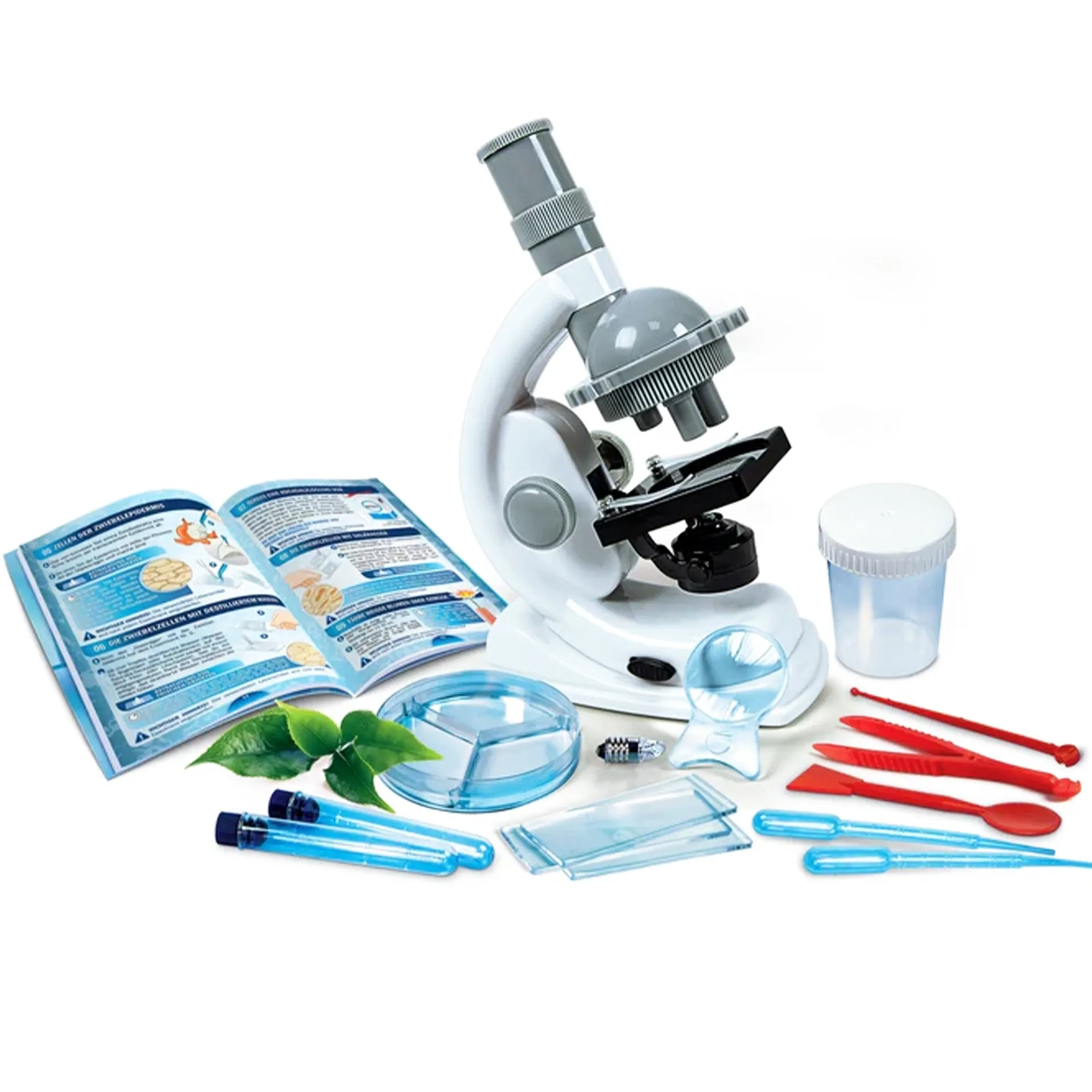 Set Einsteiger-Mikroskop, 600-fach, 20-tlg.
