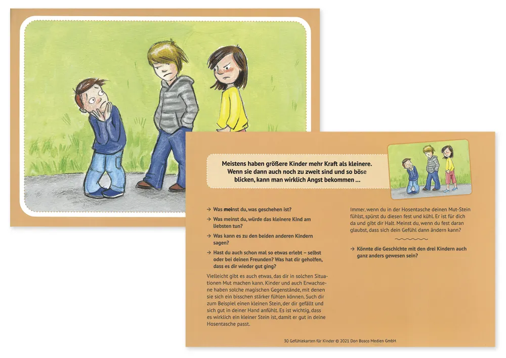 Karten-Set "30 Gefühlekarten für Kinder"
