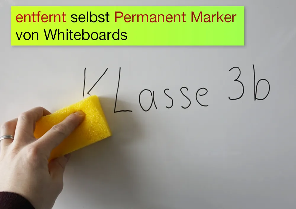 Whiteboard-Universal-Reiniger mit Schwamm, 100 g