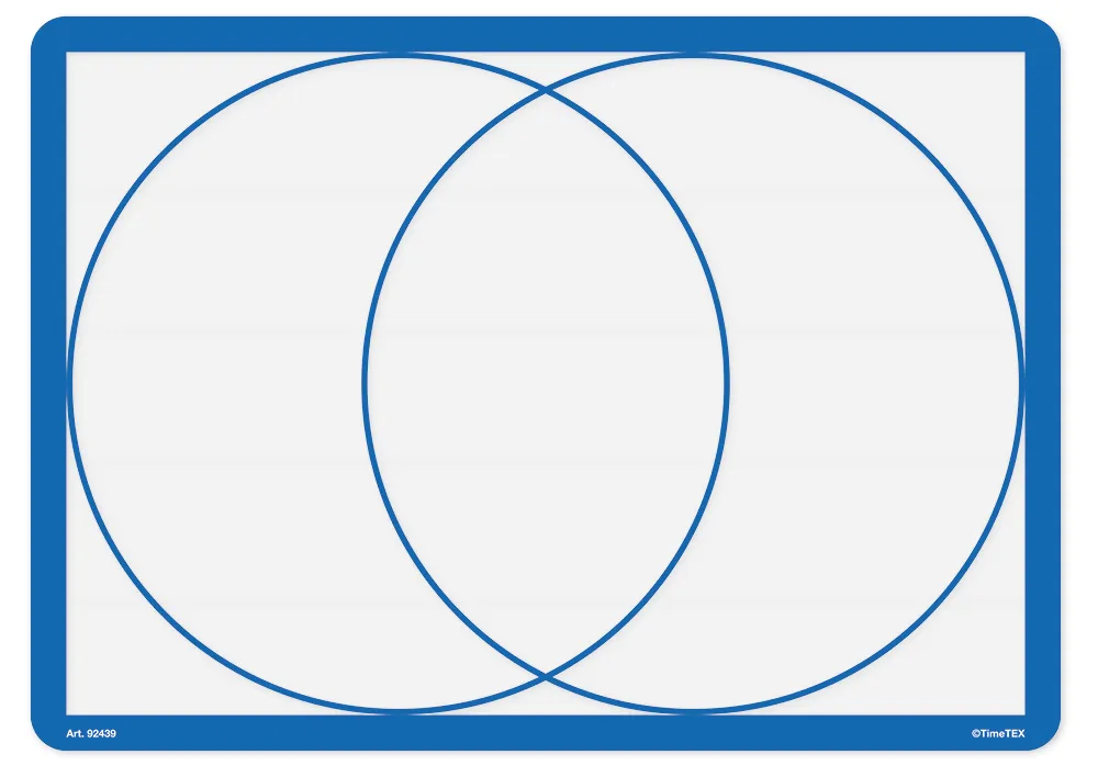 TimeTEX Set Rechenfelder-Folien A3, farbig, 6-tlg.