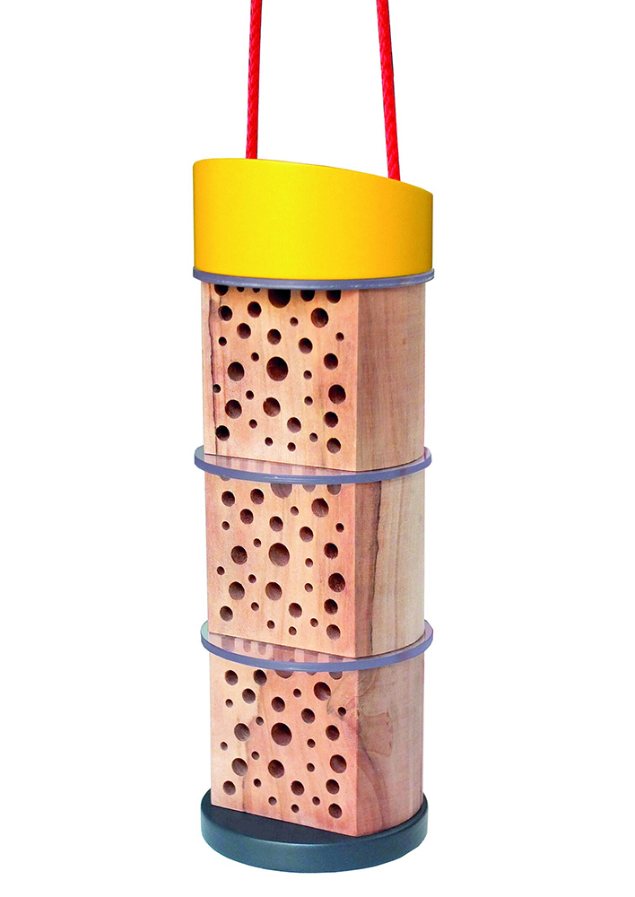 Insektenhotel mit Beobachtungsmöglichkeit