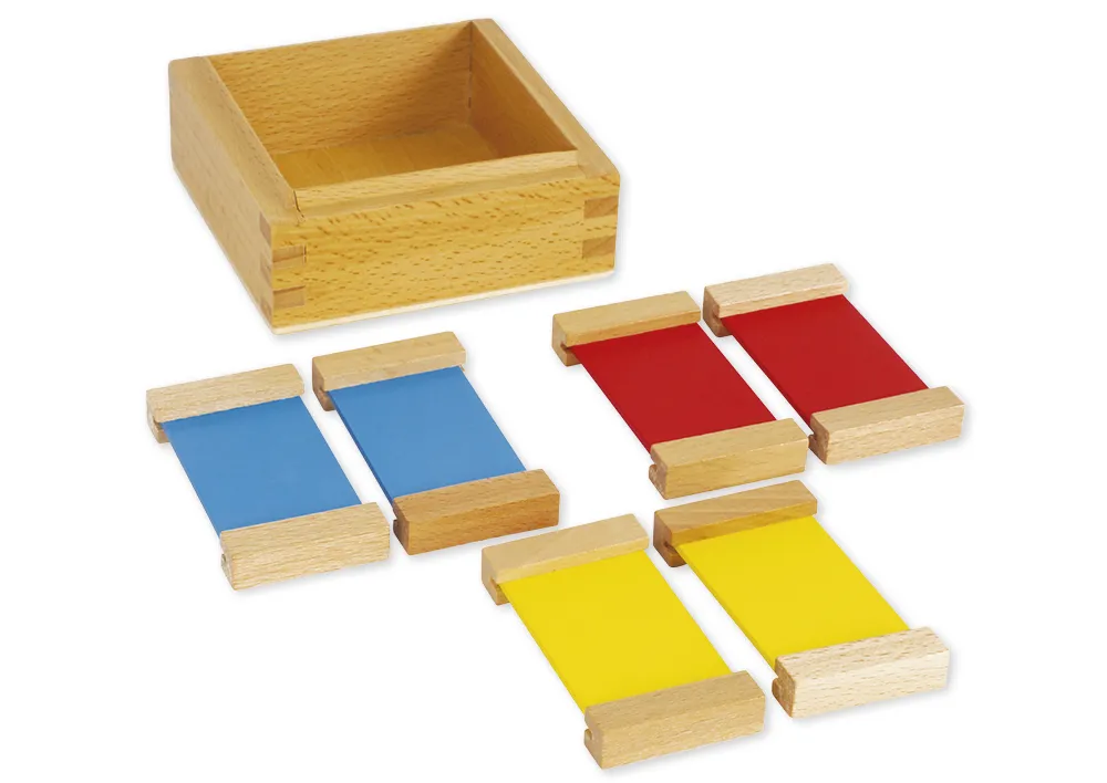 TimeTEX Farbtäfelchen, Satz 1, 3 Paare "Montessori Premium"