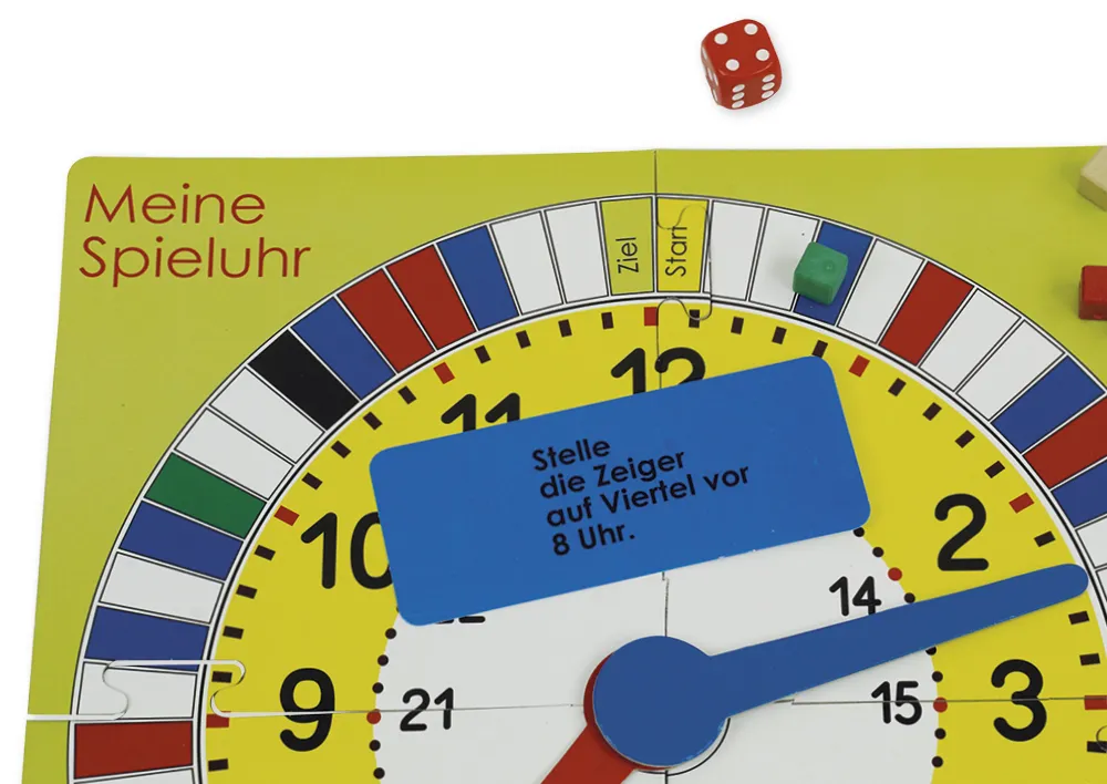 Mathespiel Uhrzeit, 96-tlg.