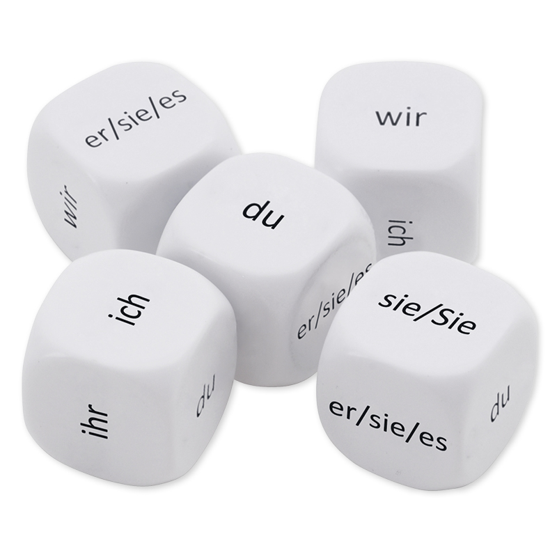 Würfel-Set Deutsch "Personalpronomen" 5-tlg., 16 mm