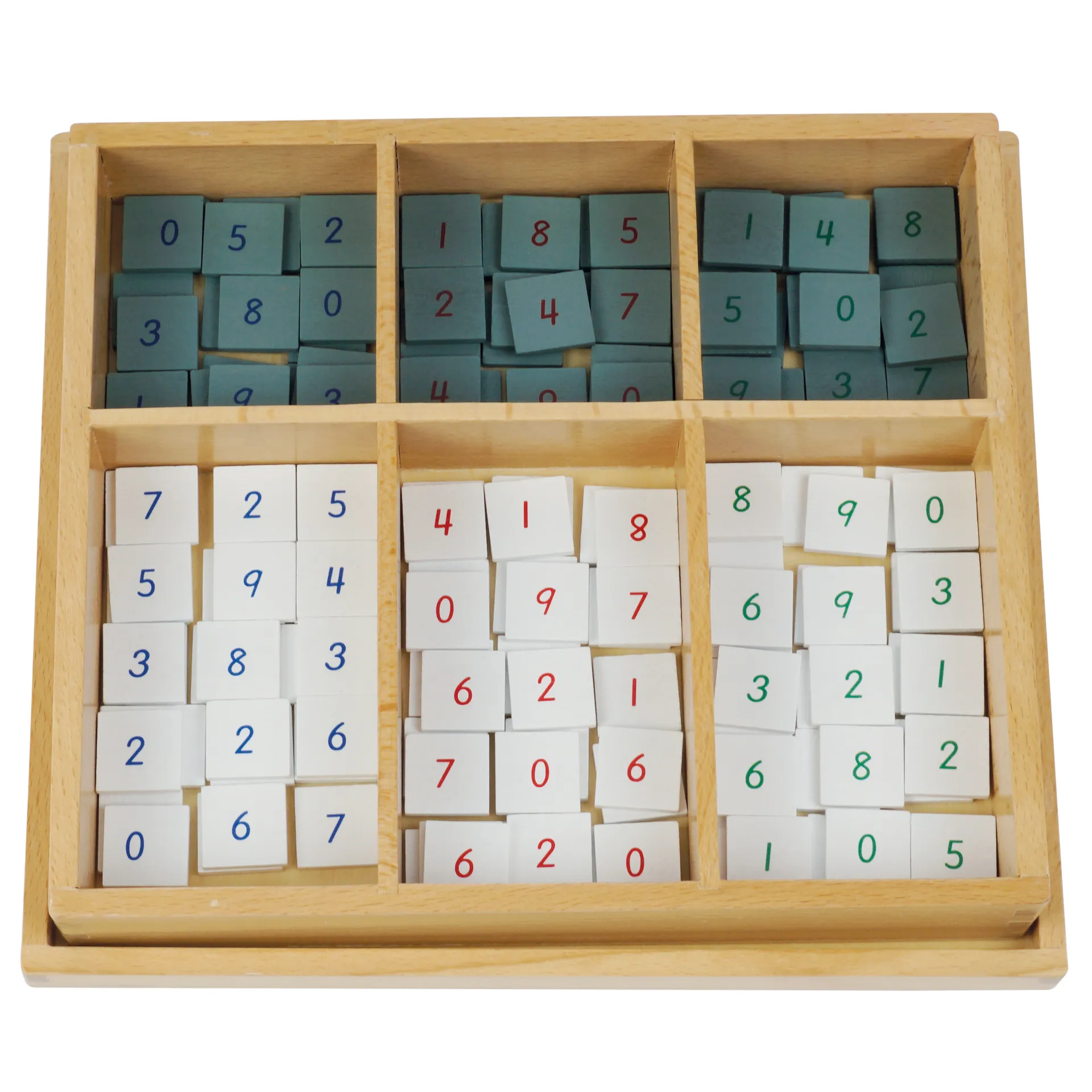 TimeTEX Kasten mit nummerierten Marken "Montessori Premium"