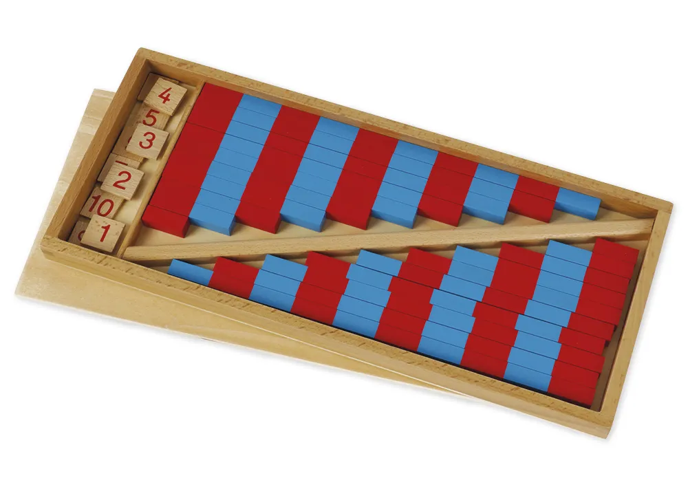 TimeTEX Kleine Numerische Stangen "Montessori Premium"