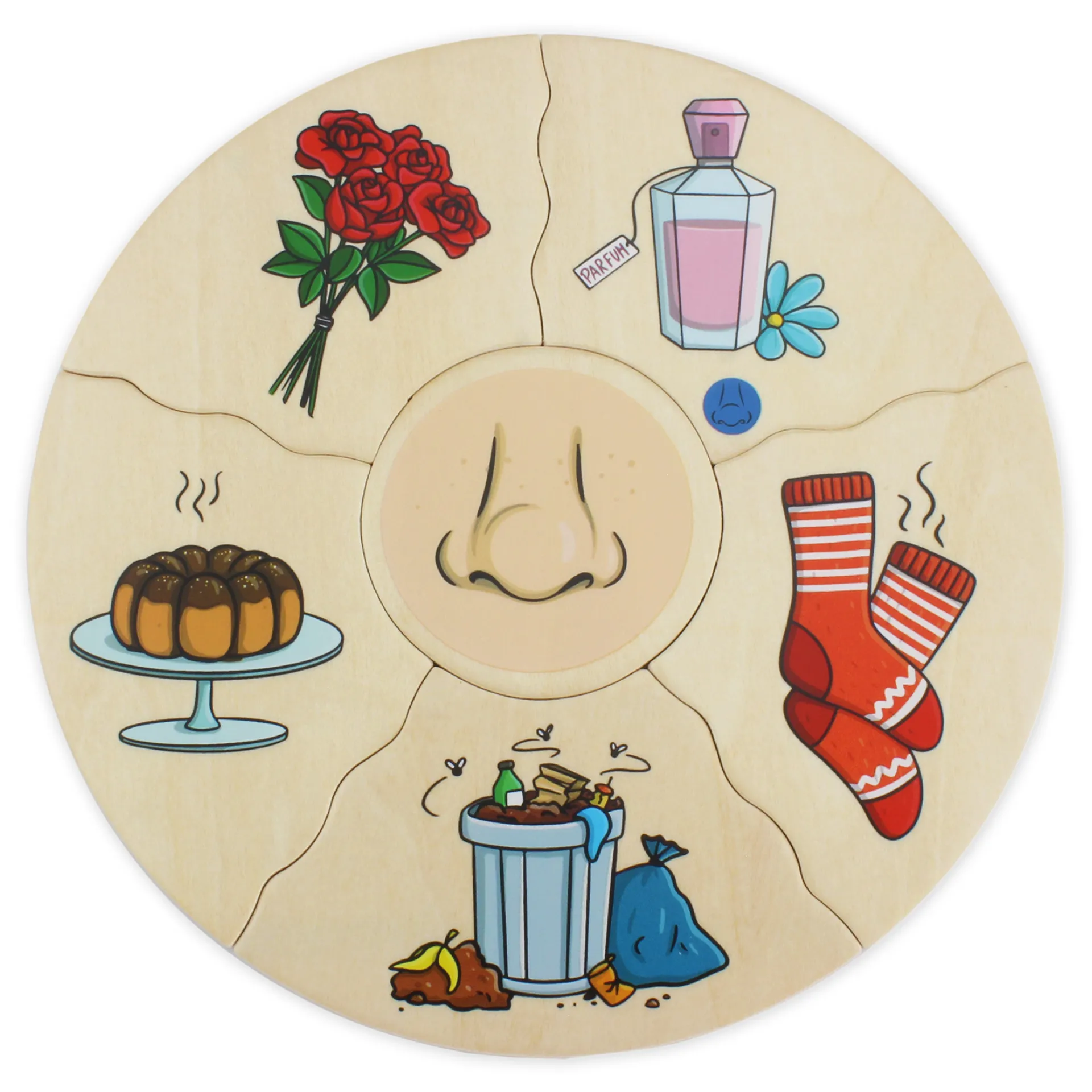 Puzzle Humanico "5 Sinne", 30-tlg.