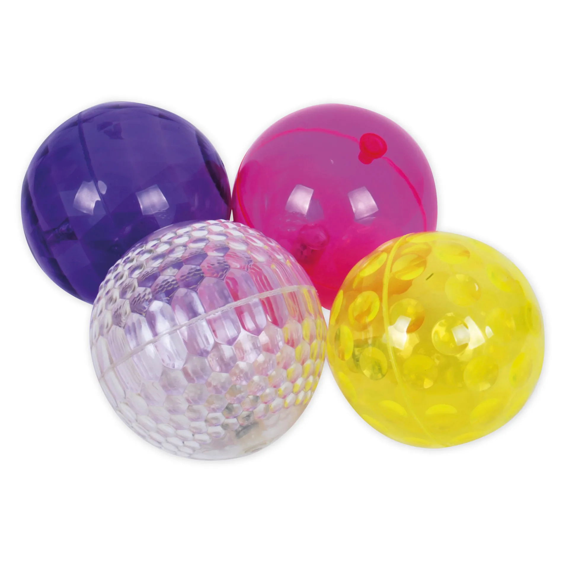 Sensorik-Leuchtbälle, 4 Stück