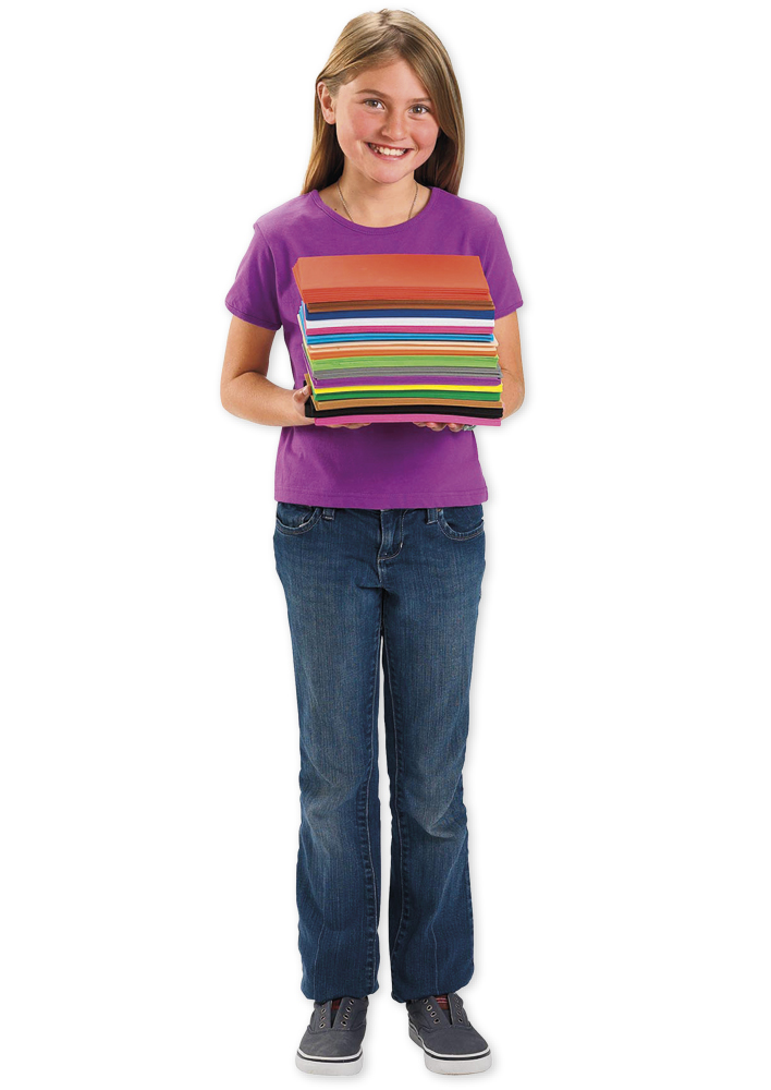 Moosgummi-Platten 22,9x15,2 cm, 100 Stück