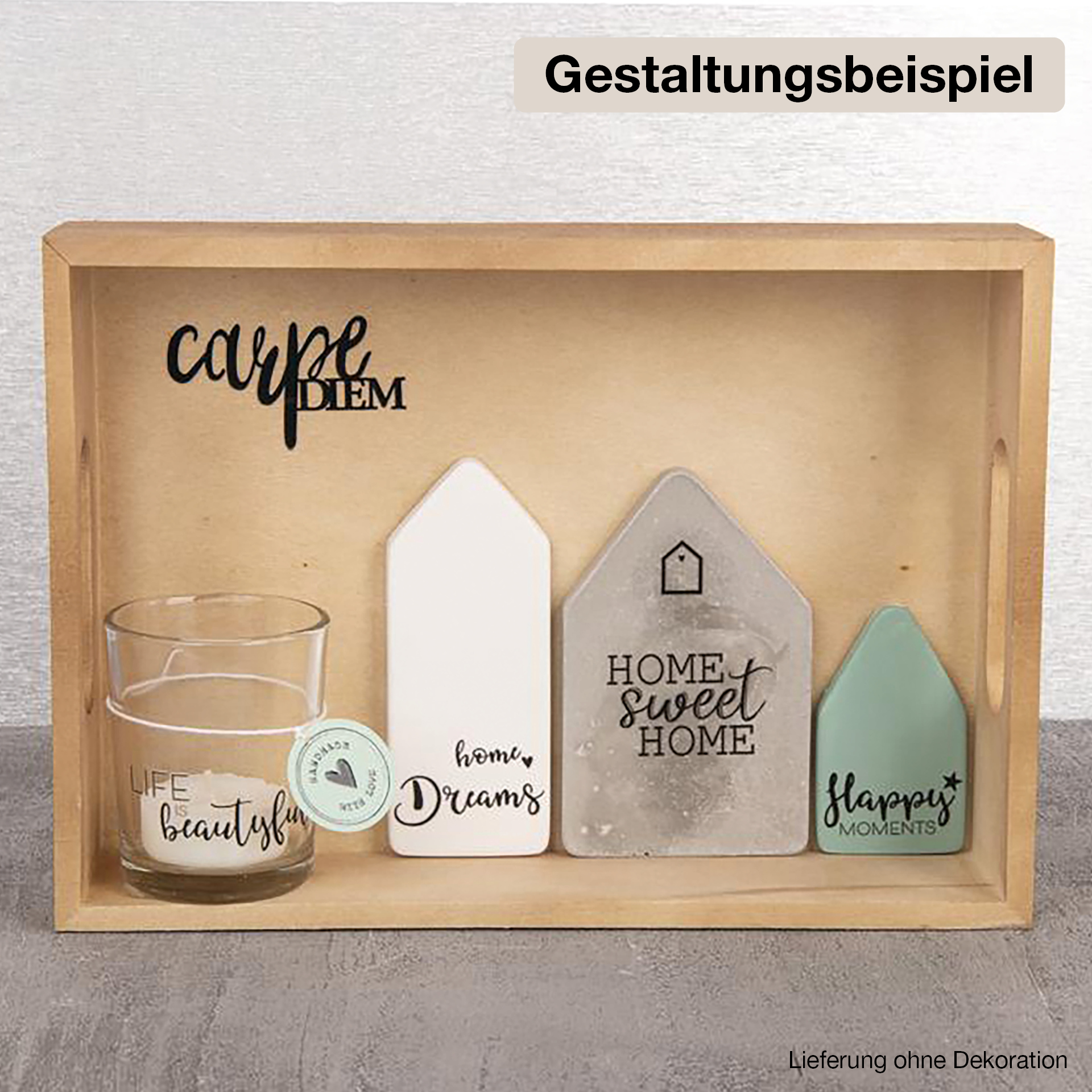 Transfer-Aufkleber "Words”, mit 3D-Effekt